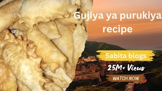 gujiya ya purukiya recipe [upl. by Haseefan545]