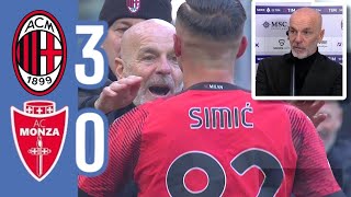 MILANMONZA 30 LE PAROLE DI PIOLI OBIETTIVO È ESSERE TRA LE PRIME QUATTRO SIMIC È MATURO [upl. by Labotsirc393]