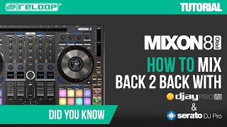 Mixon 8 Pro  How to Mix B2B with Algoriddim djay PRO AI amp Serato DJ Pro I Did You Know Tutorial [upl. by Rivard185]