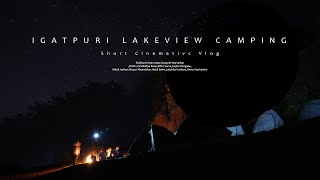 Igatpuri Lakeview Camping  Short Travel Video  Siddharth Warvatkar [upl. by Aynotal619]