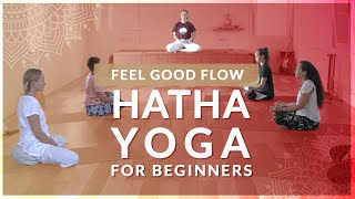 Day 1  Feel Good Flow  Hatha Yoga for Beginners [upl. by Eveivenej]