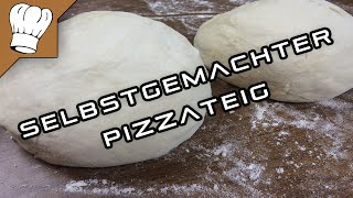 Pizzateig selber machen  Pizzateig Rezept  italienischer Pizzateig [upl. by Eglantine]