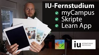 IUFernstudium Ich zeige Onlinecampus Skripte amp Learn App 2022 [upl. by Eisiam]