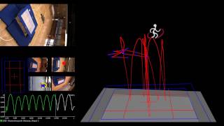 Trampolining analysis  Markerless Motion Capture [upl. by Letnahc85]