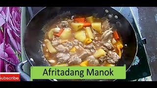 How to Cook Chicken Afritada Pagluluto ng Afritadang Manok [upl. by Acey]