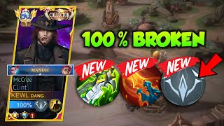 FINALLY NEW CLINT 100 BROKEN BUILD AND EMBLEM🔥 BEST ONESHOT BUILD 2024 Must try [upl. by Assanav]