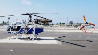 Aerospatiale SA 315B LAMA Engine Start Up Takeoff amp Landing quotEpic Soundquot Aerospatiale Iconic N315NA [upl. by Phiona]