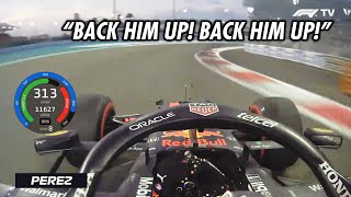 Perez being the best F1 teammate in Abu Dhabi [upl. by Aynot]