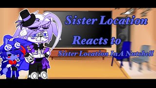 Sister Location Reacts To Sister Location In A Nutshell  FNaF  Gacha Club [upl. by Mckee666]