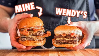 Making The Wendys Baconator At Home  But Better [upl. by Eniamsaj]