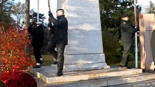 Cadets  Change Guard Cenotaph Niagara Falls 2011 [upl. by Tjaden]