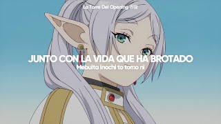 Sousou no Frieren Opening Full  Yuusha  Sub Español『AMV』 [upl. by Ahseinat]