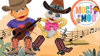 Country Hoedown Dance Party for Kids  Fun Educational Fitness for Young Children [upl. by Reisman553]