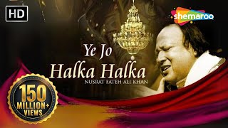 Ye Jo Halka Halka Original Song by Nusrat Fateh Ali Khan  Full Song with Lyrics Romantic Qawwali [upl. by Ihc678]