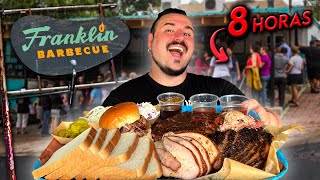 ESPERAMOS 8 Horas de FILA para comer en el MEJOR BBQ DEL MUNDO  FRANKLIN BARBECUE 🥩 [upl. by Sabanrab]