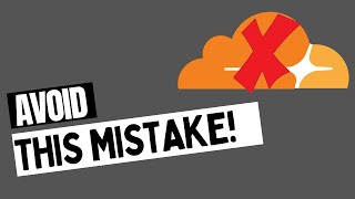 Cloudflare avoid this mistake [upl. by Uhthna]