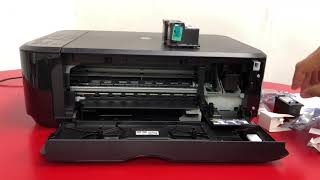 How To Change or Install Canon MG3620 Ink [upl. by Lamiv]