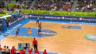 France Vs Spain FIBA EuroBASKET 2013 SemiFinal 4th Quarter HD [upl. by Rimola153]