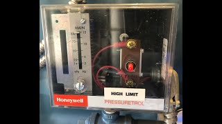 How to set amp adjust steam boiler pressure controls [upl. by Eiznekam]