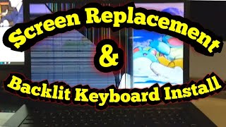 Dell Inspiron Screen Replacement Backlit Keyboard Upgrade [upl. by Corella]