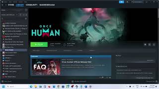 Fix Once Human Not LaunchingWont Launch On PC [upl. by Artcele969]