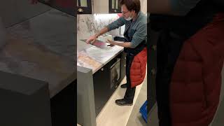 Встраиваемая Варочная Поверхность Установка kitchen hob installation [upl. by Nywg]