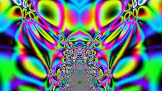 Fractal Animation Loop  No Audio  quotMagical Owlquot [upl. by Wiltsey]