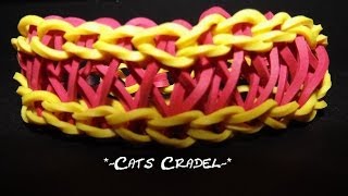 NEW quotCats Cradlequot Wonder Loom tutorial Updated Video [upl. by Tobiah]