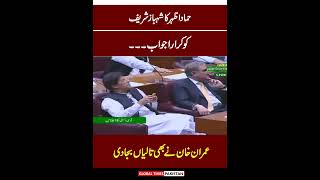 PM Imran Khan Claps On Hammad Azhar Great Reply To Shahbaz Sharif  Imran Khan  GTP [upl. by Hi]