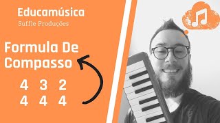 Fórmula de compasso  Compasso binário ternário e quaternário  EducaMúsica 6  aula de música [upl. by Cristal529]