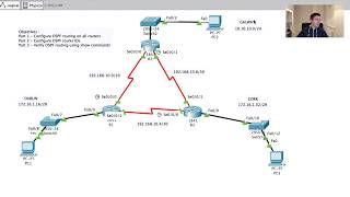 How to configure OSPF in Cisco Packet  Part ONE [upl. by Adamek]