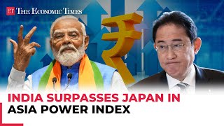 India surpasses Japan to become 3rd largest power in Asia power index [upl. by Refinaj]