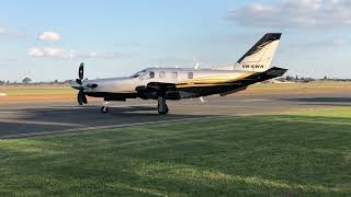 Socata tbm850 startup [upl. by Ninos]