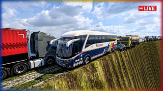 Taking on the World’s Most Dangerous Road in ETS2  LIVE Adventure 🚛🌄 [upl. by Popelka]