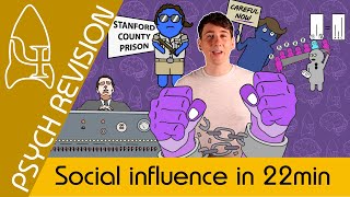 Social influence  AQA Psychology in 22 MINS [upl. by Anasor327]