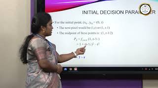 Midpoint Circle Drawing Algorithm  MsSNithya [upl. by Hahcim537]