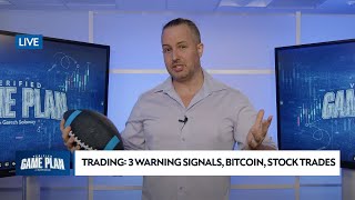 Trading amp Investing 3 Warning Signals Bitcoin Gold Stock Trades [upl. by Etteloiv]