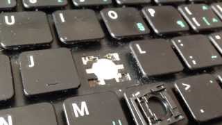 How to remove and replace a key on Acer Aspire laptop keyboard [upl. by Audras]