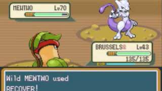 Pokemon Leaf Green Walkthrough Part 92 Catching the Legendary Pokemon Mewtwo [upl. by Brittani471]