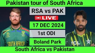 South Africa vs Pakistan 1st ODI  Live Cricket Score [upl. by Orat]