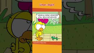 Kertenkele 🦎  Limon ile Zeytin çizgifilm shorts short [upl. by Pathe]