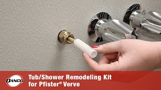 TubShower 3Handle Remodeling Kit for Price Pfister Verve in Chrome [upl. by Nylrak]