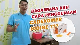 Cara Atasi Infeksi Bakteri pd luka dgn ini ❗ IODOSORB 09 Cadexomer Iodine Application  Wound Care [upl. by Alia]