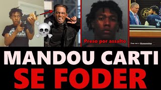 Glokk40Spazz Rejeitou o Playboi Carti Foi Preso por Assalto HISTÓRIA COMPLETA [upl. by Allemaj90]