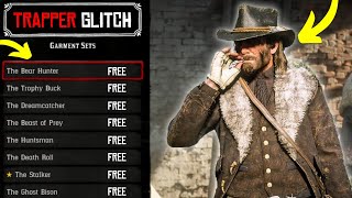 Get All TRAPPER OUTFITS for FREE in Red Dead Redemption 2  GLITCH [upl. by Herta19]