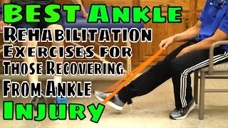 10 Step Cure for Ankle Sprain amp or Fibula Fracture Exercises amp Rehab [upl. by Liahcim105]