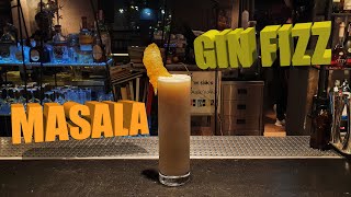 How to make MASALA GIN FIZZ by MrTolmach amp Nazar Makarov [upl. by Brent]