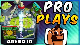 Pro Player SPEEDRUNS Arena 10 in Clash Royale [upl. by Elleirbag]