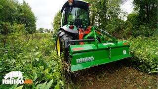 TOUGHEST TILLER ON THE MARKET RHINO REBEL ROTOTILLER REVIEW [upl. by Maible21]