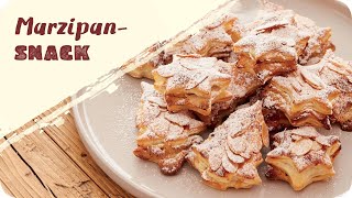 Simpel amp lecker Blätterteigsnacks mit Marzipan [upl. by Irrej847]